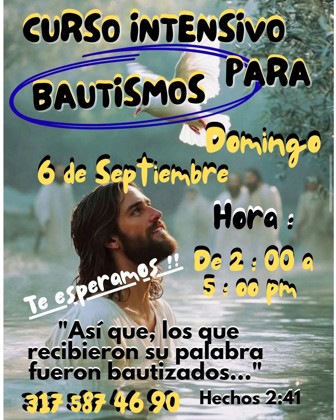 Curso Intensivo para Bautismos